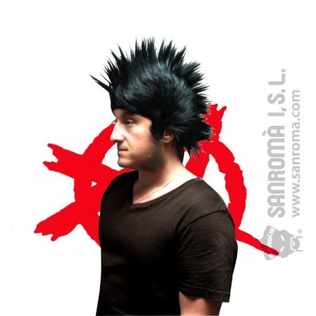 PELUCA PUNKY NEGRA