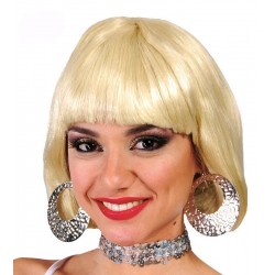 PELUCA CORTA MELENA RUBIA