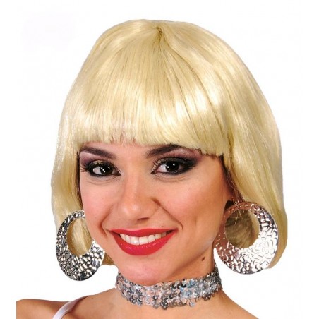 PELUCA CORTA MELENA RUBIA