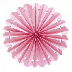 Abanico Colgante Rosa 50CM.