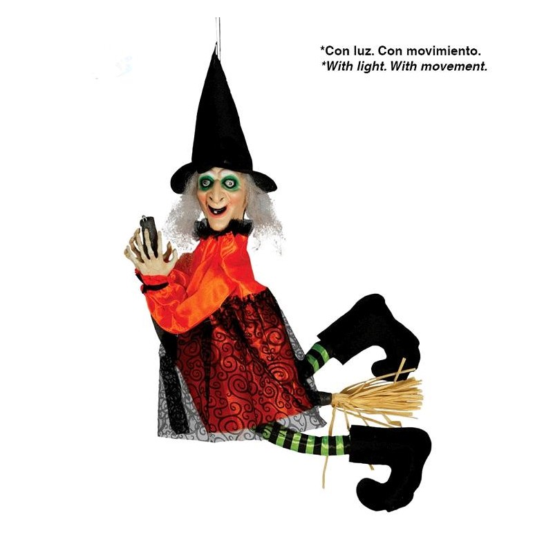 BRUJA C/LUZ,SONIDO Y MOVIMIENTO
