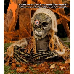 ESQUELETO CEMENTERIO LUZ/SON./MOV.