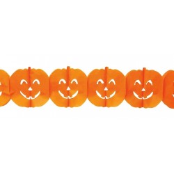 GUIRNALDA CALABAZA 18 CM. X4 M.