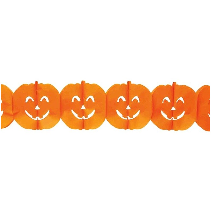 GUIRNALDA CALABAZA 18 CM. X4 M.