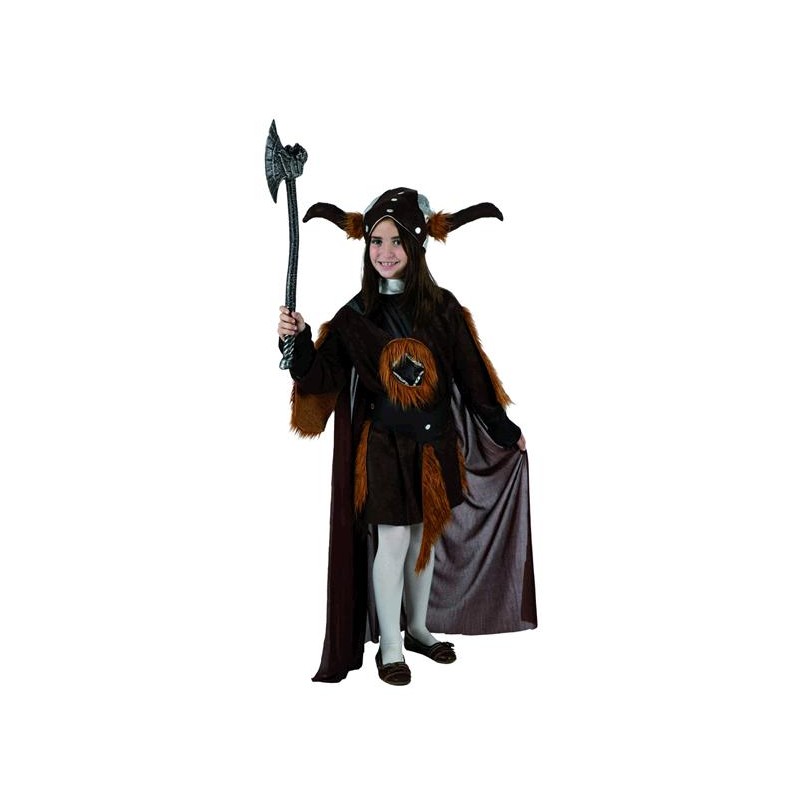 Disfraz de Vikinga para niña