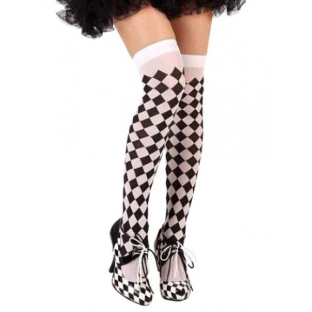 Medias Blancas con Rombos...