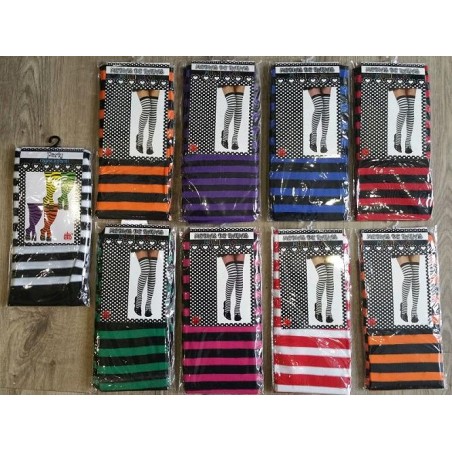 Medias a Rayas Colores...