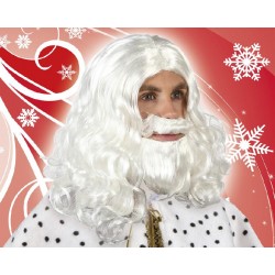 PELUCA CON BARBA BLANCA