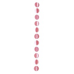 Guirnalda Circulitos Rosa 3 mts.