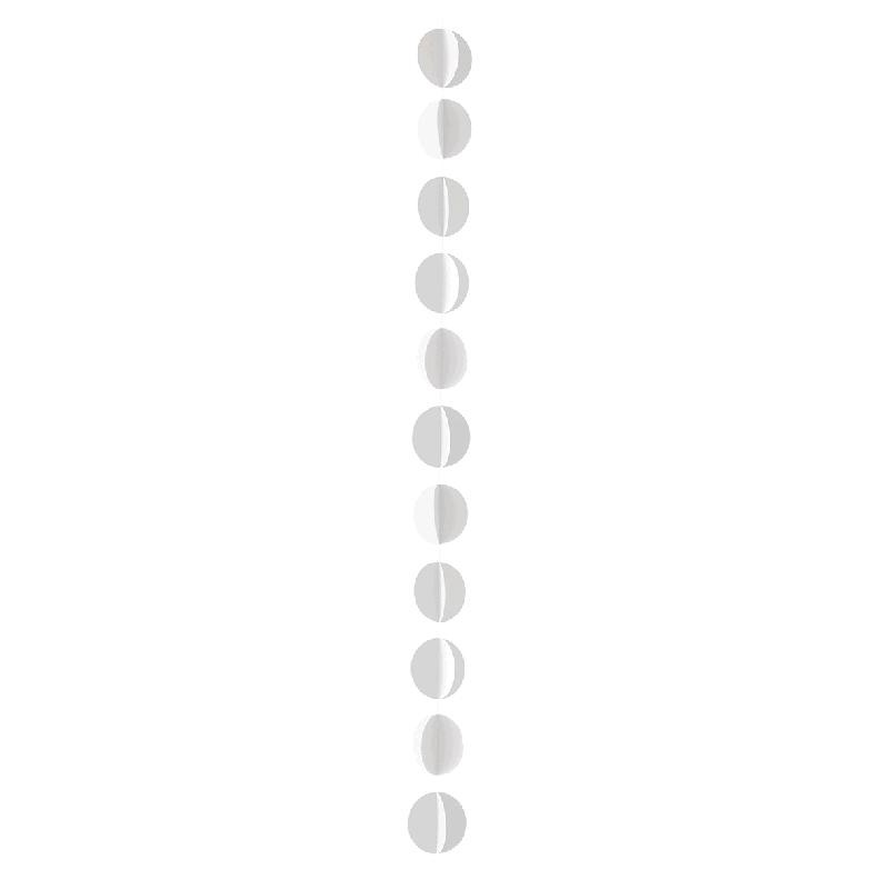Guirnalda Circulitos Blancos 3 mts.
