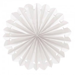 Abanico Colgante Blanco 50 cm.