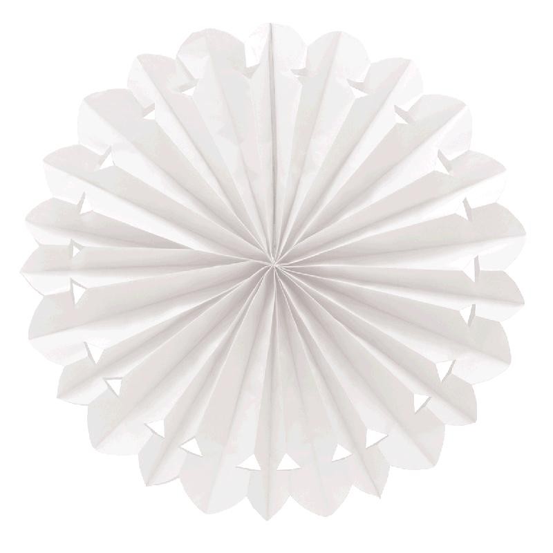 Abanico Colgante Blanco 50 cm.