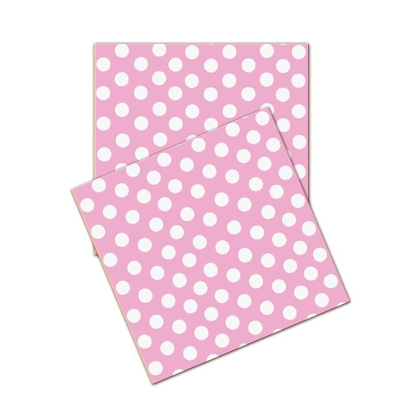 Servilletas Rosas Lunares  20 un.