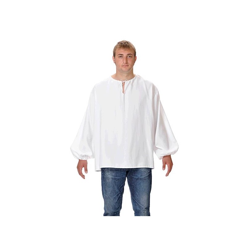 Camisa Medieval Blanca Adulto - Auténtico Mesonero