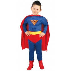 Disfraz de Super Heroe Musculoso para niño