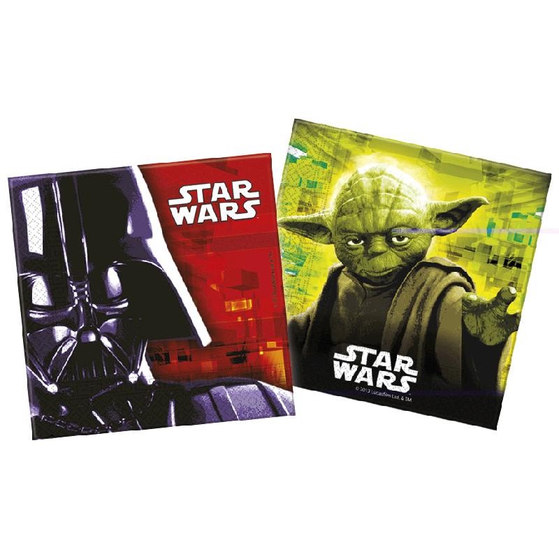 Servilletas de Star Wars 20 un.
