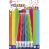 Blister de Velas Espirales 12 un.